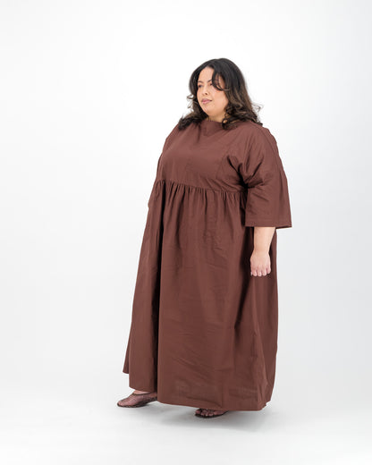 Chocolate Pocket Maxi Dress
