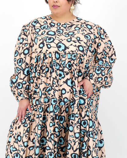 Floral Tiered Maxi Dress