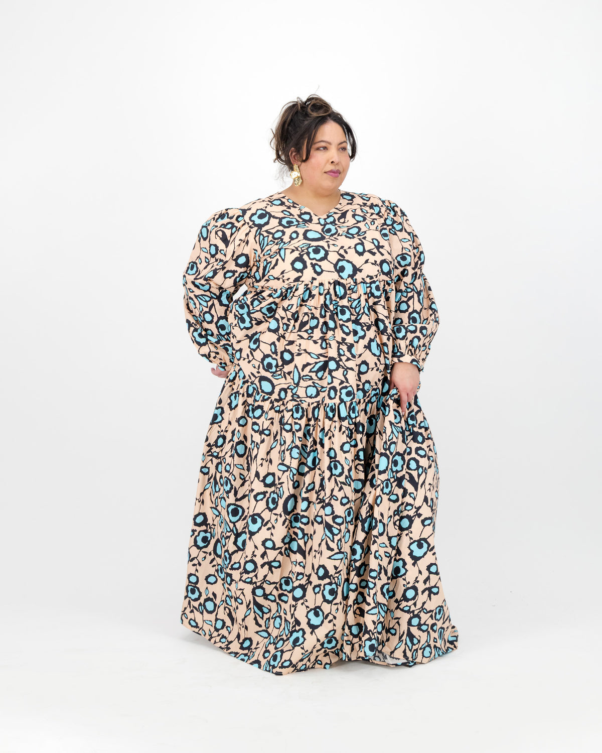 Floral Tiered Maxi Dress
