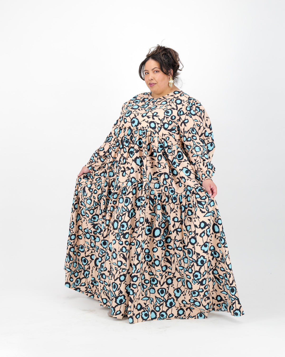Floral Tiered Maxi Dress