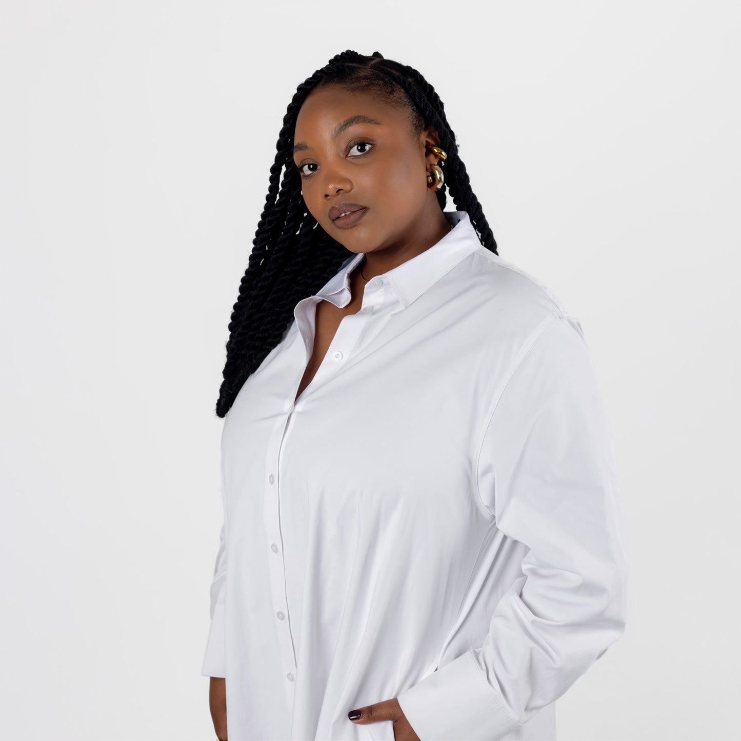White Shirt Dress