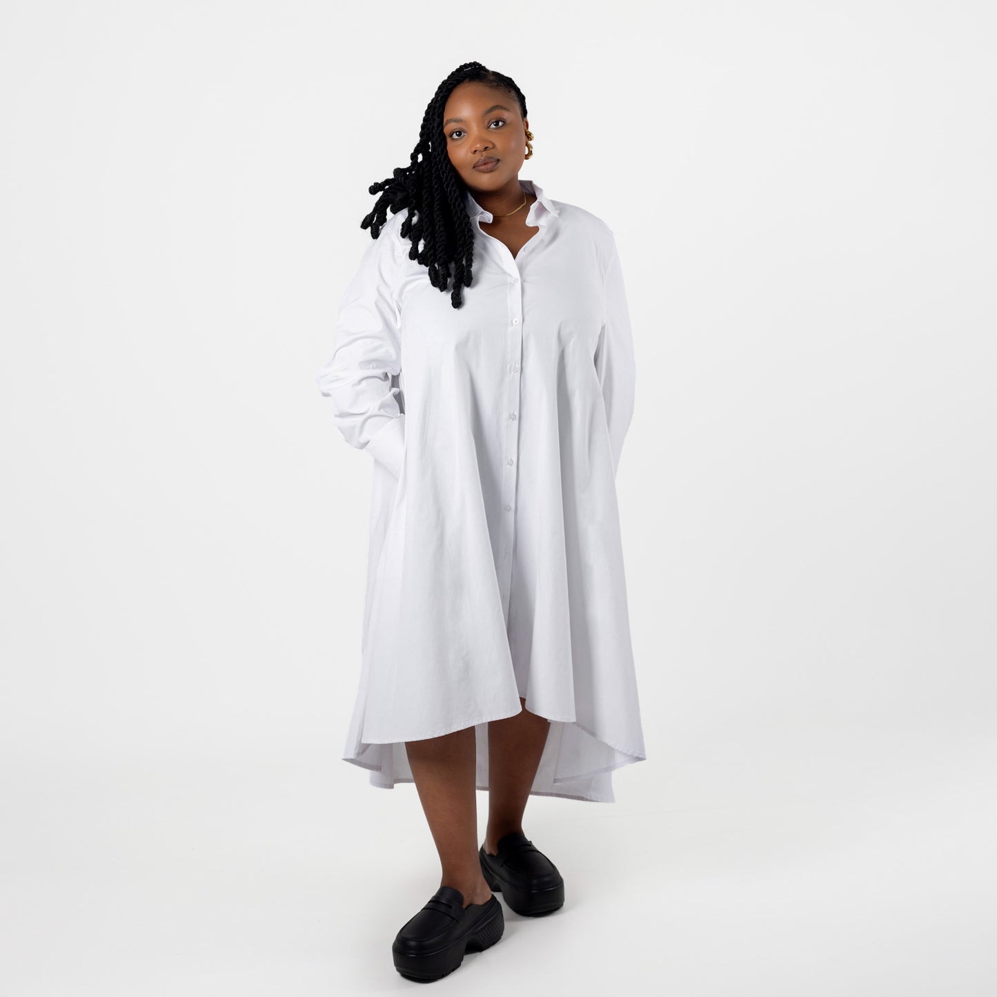 White Shirt Dress