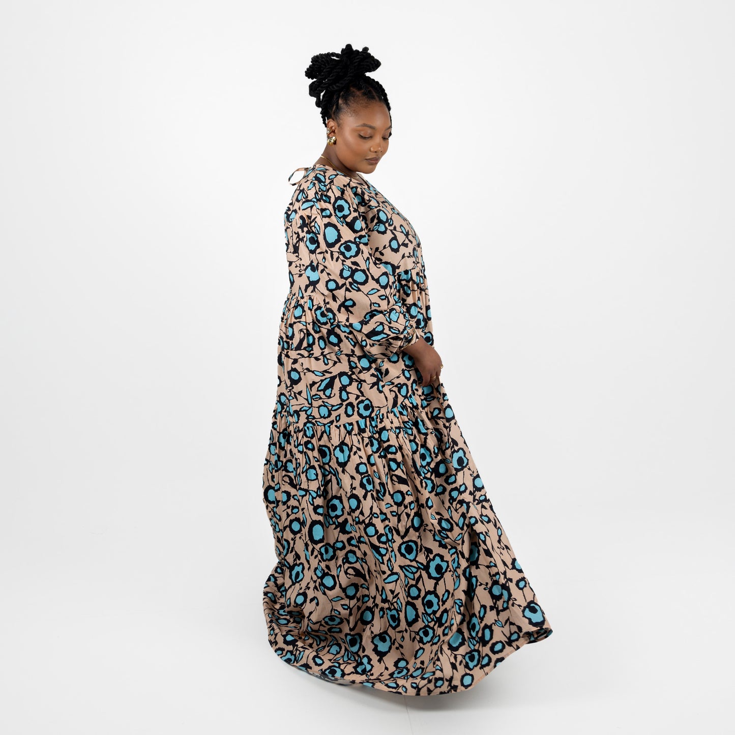 Floral Tiered Maxi Dress