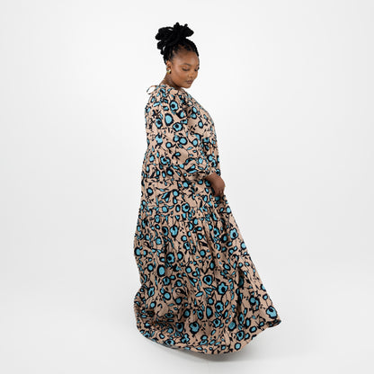 Floral Tiered Maxi Dress