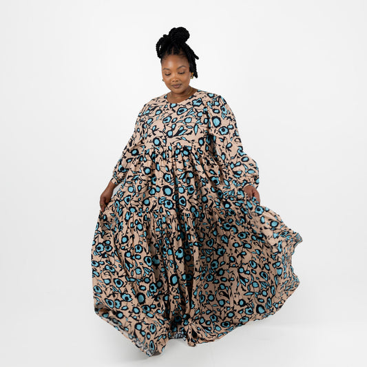 Floral Tiered Maxi Dress