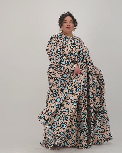 Floral Tiered Maxi Dress